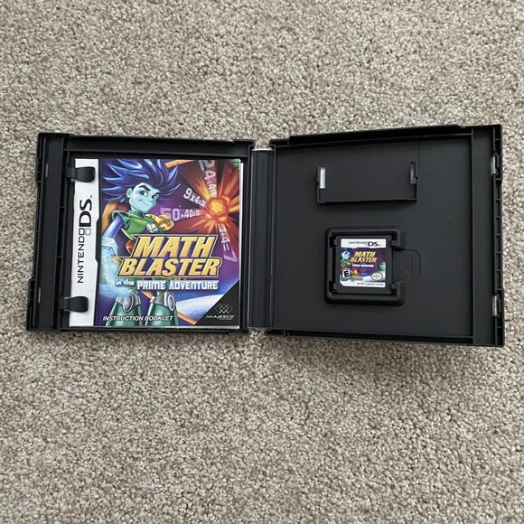 Nintendo DS Game Math Blaster in the Prime Adventure w/Case - Picture 2 of 3